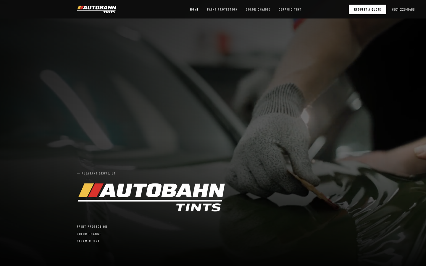 Autobahn Tints homepage