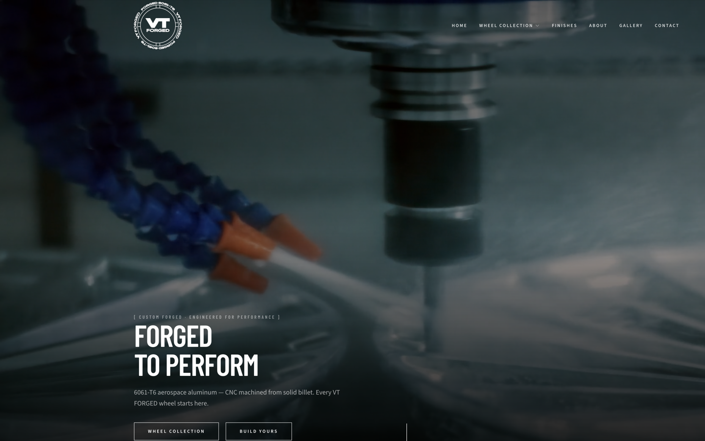 VT Forged homepage